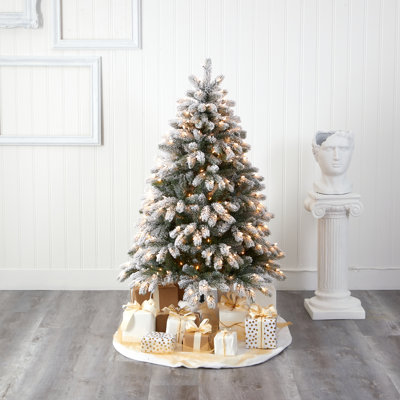 Flocked South Carolina Artificial Christmas Tree