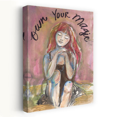 Own Your Own Magic  Contemporary Girl Magic Own Your Magic Art