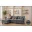 Fauteuil d'appoint en chenille gris sans accoudoirs, canapé simple modulaire moderne pour le confort et la polyvalence de tout espace de vie