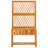 Planter with Trellis and Shelf Outdoor Flower Box Solid Wood Acacia-84601119