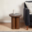Table de bout de salon moderne en bois neutre 18 po-928683154