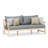 Paulet 4 Piece Sofa Seating Seating Group With Sunbrella Cushion Covers-664092863