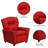 Contemporary Kids Recliner with Cup Holder-56801096