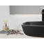 ANZZI 16.1'' Matte Black Glass Rectangular Bathroom Sink