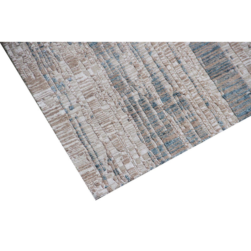 Area Rug in Beige/Blue/Brown, Rectangle 10' x 14'