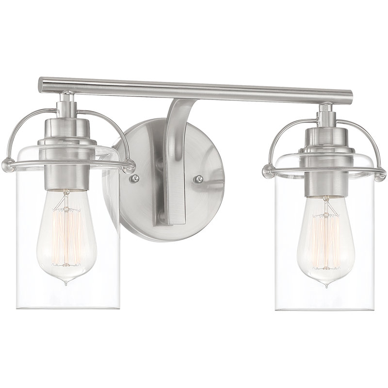 Emerson 2 - Light Dimmable Vanity Light, Brushed Nickel