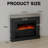 49” Electric Fireplace with Mantel and Storage, 12 Color Flame, Flame-Only and Heater Modes, 1500W-1807604426-1780421805
