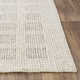 Holland Geometric Handmade Tufted Wool Area Rug in Brown
