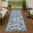Machine Washable Indoor/Outdoor Chantille ACN2665 Lattice Rug-1826459898-1826459897