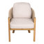 Samir Outdoor Acacia Wood Dining Chairs With Woven Rope & Cushions