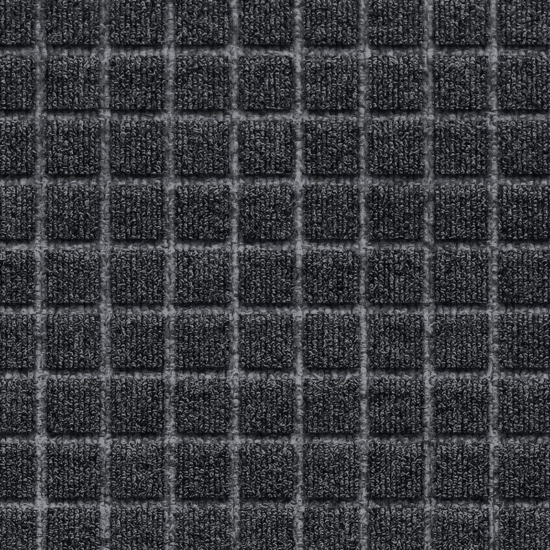 Ensemble de sous-pieds pour plantes d'intérieur / d'extérieur 17 po WaterHog® Squares, Gris anthracite