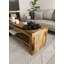 Beatrix Solid Wood Four Leg Coffee Table with Storage