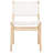 Alston Woven Leather & Solid Wood Dining Chair-939620544