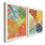 «Tropical Foliage I», ensemble de 2 peintures sur toile encadrées-660401628-660401624