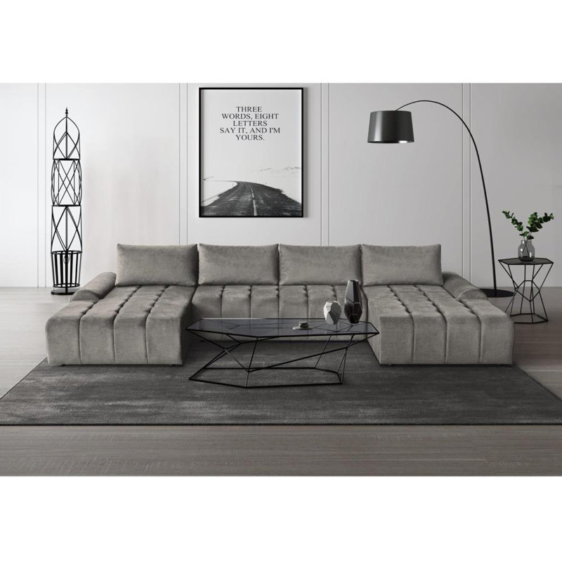 Daphyne 6 Seater Sofa Bed, Cappucino