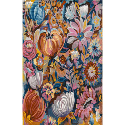 Clydine Floral Indoor Rug