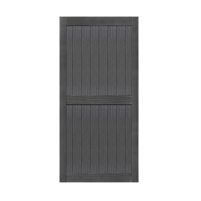 MDF Barn Door, Solid Barn Door Slab Covered with Water-Proof PVC Surface, Simple assembly, Door Only