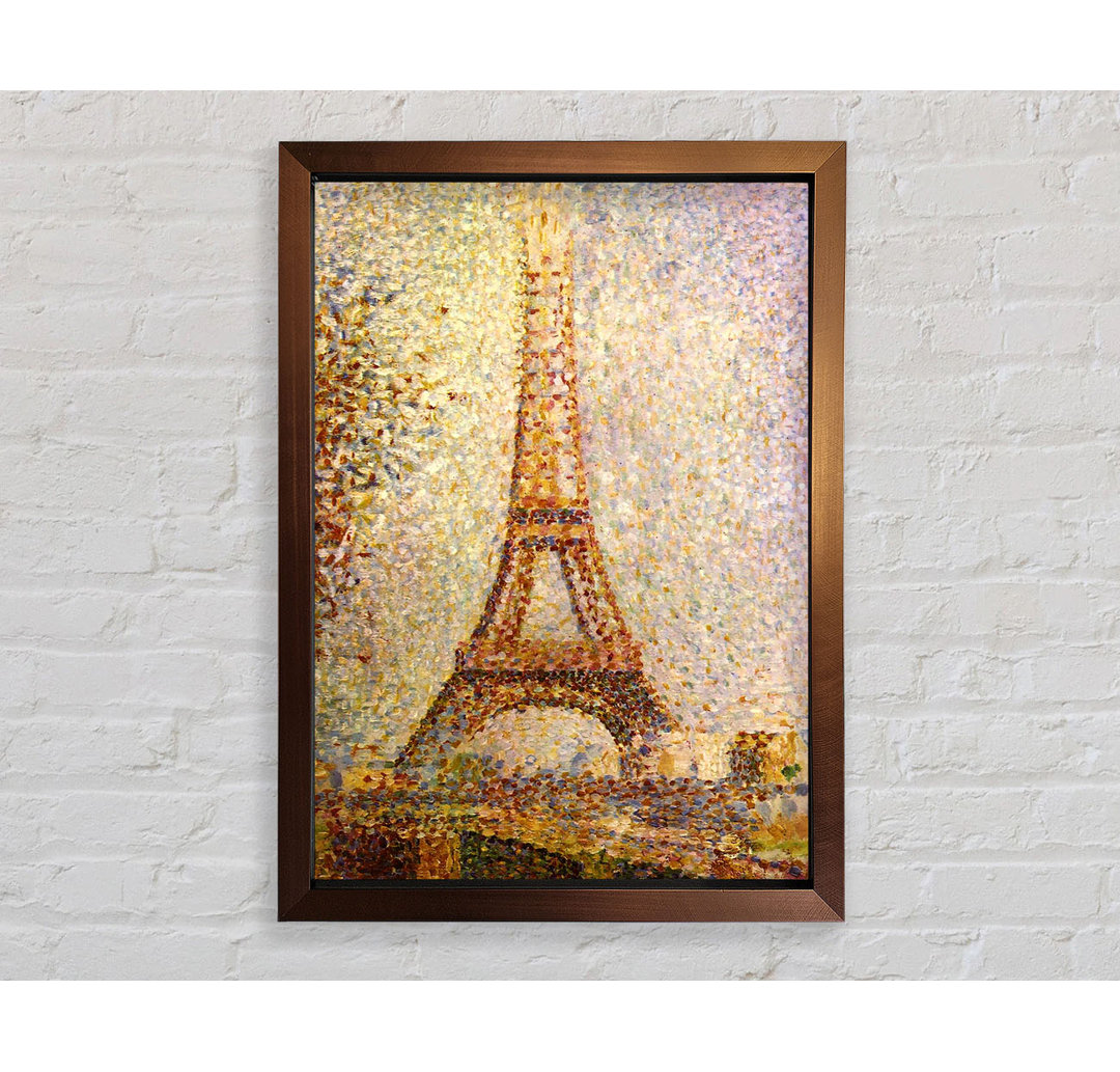 Der Eiffelturm von Georges Seurat - Einzelner Bilderrahmen Kunstdrucke