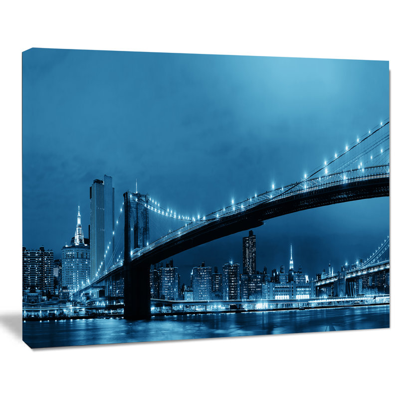 "manhattan urban urban view cityscape" , reproduction de photo sur toile tendue, H 30 po x l 40 po x P 1 po