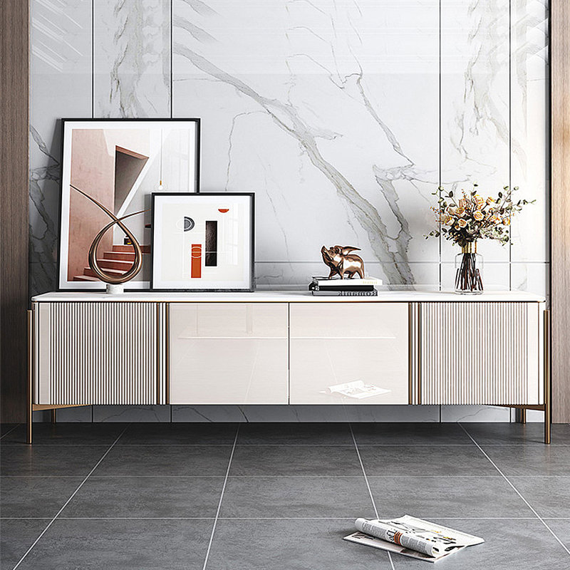 Meuble télé Light Luxury, H 23,62 po x L 78,74 po x l 15,75 po