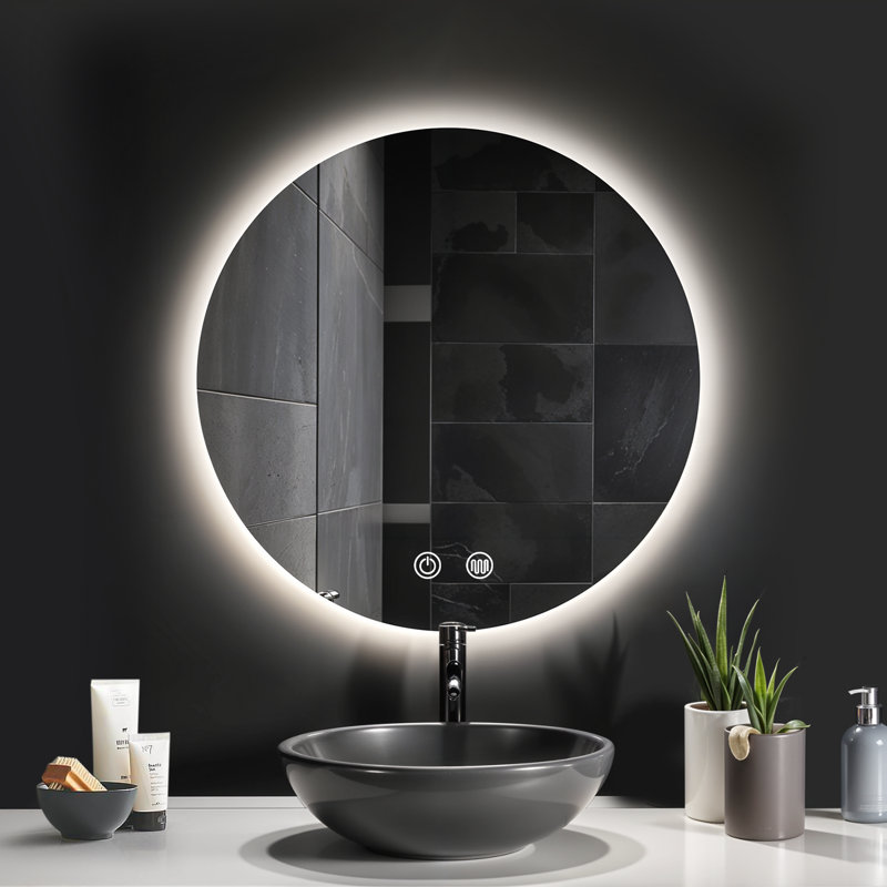 Glass Round Mirror