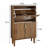 Shoe Storage Cabinet With 2 Flip Drawers, Freestanding Shoe Cabinet With Metal Handles, Accent Cabinet