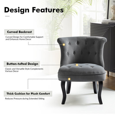 Etta Avenue™ Grenier Upholstered Side Chair & Reviews | Wayfair