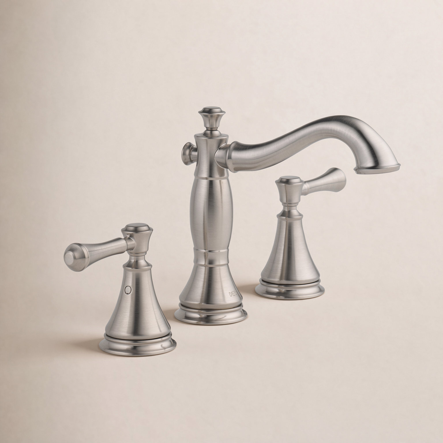 Cassidy™ Widespread Bathroom Faucet with Drain, Brilliance Stainless