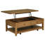 Table basse à plateau relevable mobile de 48 po Payne brun vieilli-661836905