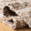 Tapis ivoire / brun en laine / coton tissé à la main Abbie-Jai Natura-1503592349