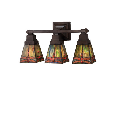Meyda Tiffany & Stained Glass 3 - Light Dimmable Vanity Light