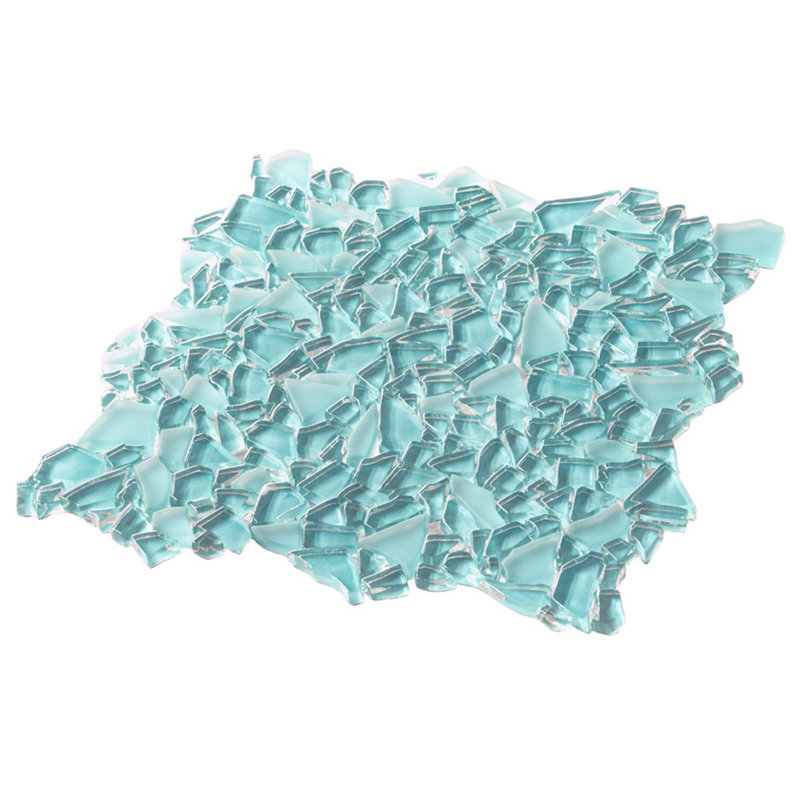 Carreaux de mosaïque en verre, Bleu
