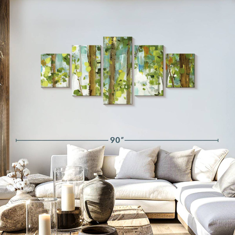 Forest Study II, 30" H x 68" W