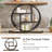 41.3" Industrial 4-Tier Console Table-696053867