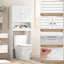 Rangement autoportant au-dessus de la toilette l 26 po x H 61,8 po x P 10 po Higbee-706263731