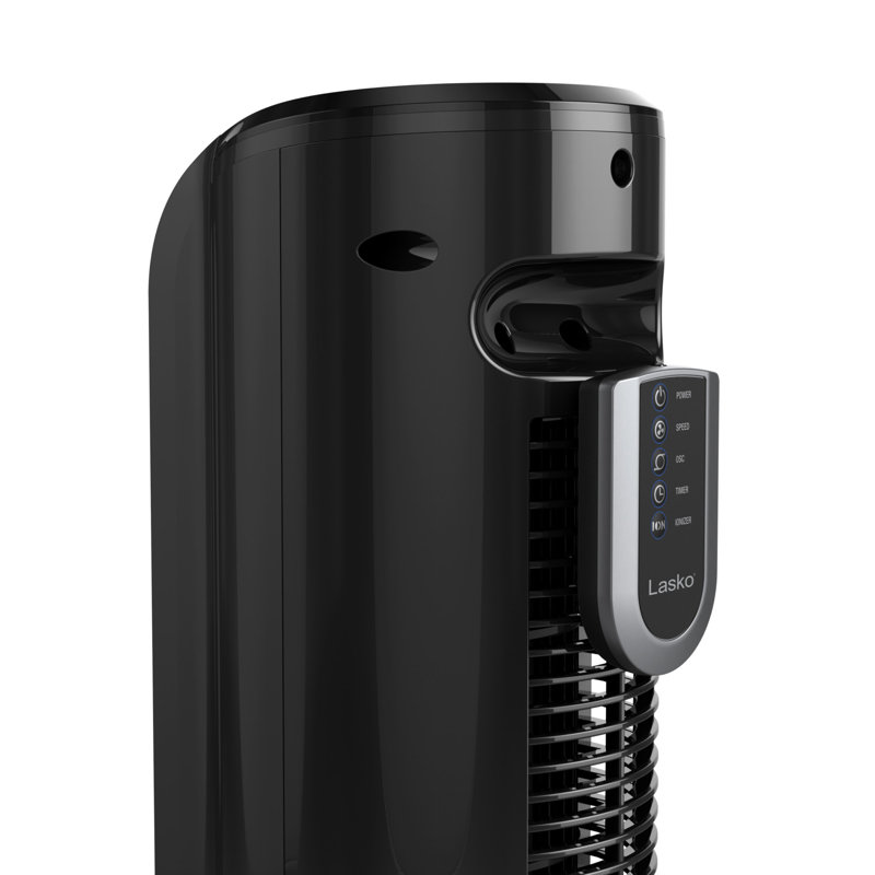 Ventilateur tour à 3 vitesses avec télécommande Lasko, noir