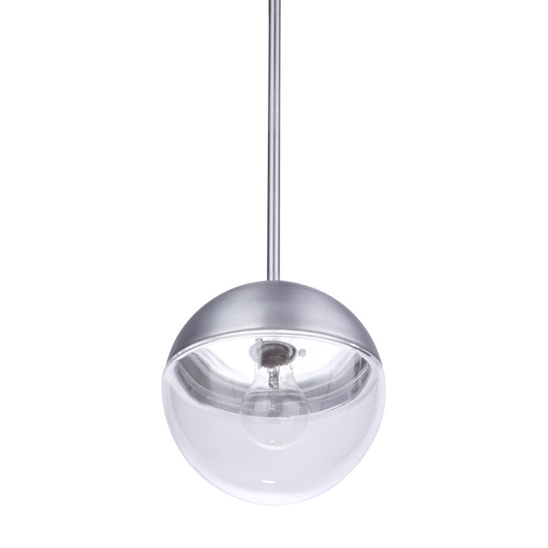 Azuzena Outdoor Pendant, Satin Aluminum