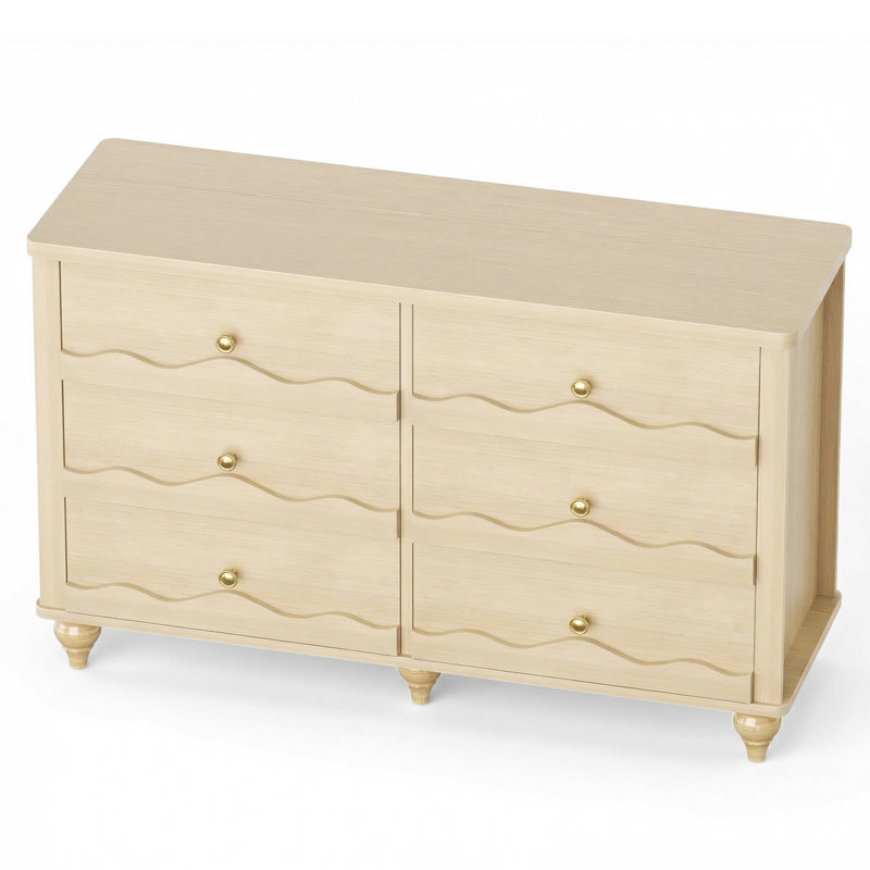 Commode 43,3 po avec tiroirs en bois Abson, Naturel