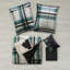 Grand, microfibre, édredon et drap 9 pièces, motif écossais noir sarcelle, preuve, ensemble de lit en microfibre grand sarcelle / noir lavable à la machine -, étiqueté pour la peau