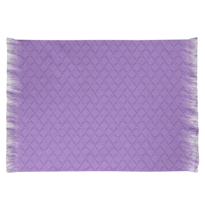 Tapis carré mauve à motif Mcguigan, Oui
