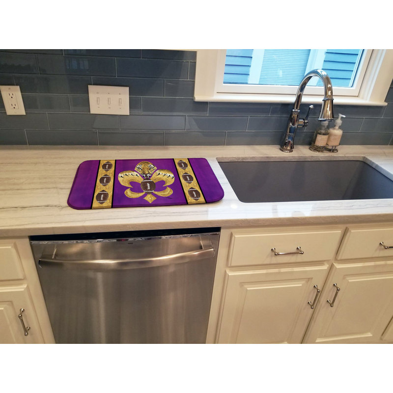 Tapis de séchage fleur de lis tiger