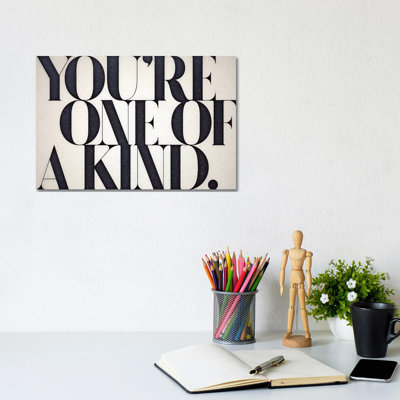 One Of A Kind by 33 Broken Bones - No Frame Print on Canvas