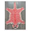 Tapis tissé rose tigré-176015901
