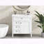 Meuble-lavabo moderne 30 po avec 3 tiroirs et organisateur de porte d'armoire-624269166
