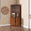 Armoire de rangement de vin à 5 niveaux avec portes en verre trempé, tablettes réglables-129059905