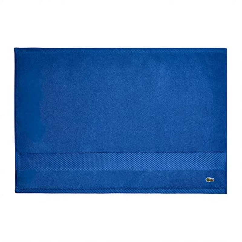 LuxWeave Premium Cotton Bath Mat, Ocean Blue, 21 x 31