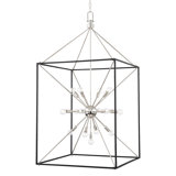 Glendale - 25 Light Chandelier - Aged Brass/Black Finish