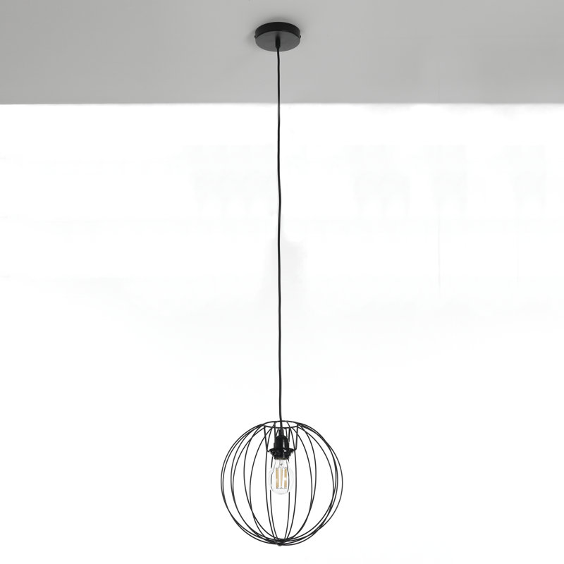 1 - Light Black Sphere Pendant