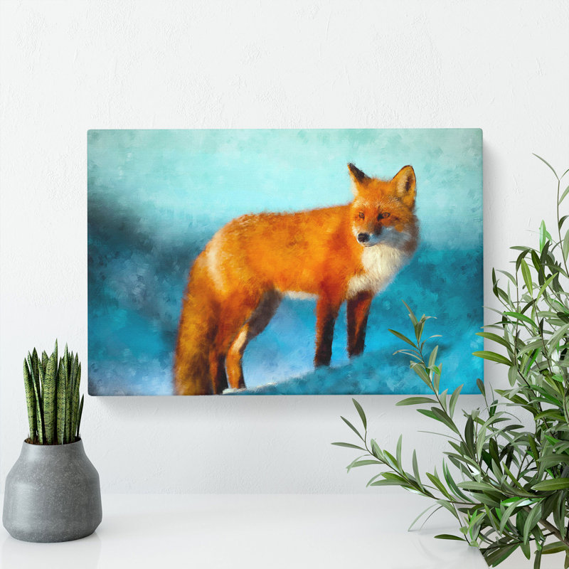 Red Fox Vol.3 - Wrapped Canvas Print, 35cm H x 50cm W x 3cm D