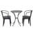 Lourdes 3 Pc Kd Metal Set, Durable And Stylish Furniture For Compact Spaces With Easy Assembly And Versatile Use.-1958476970